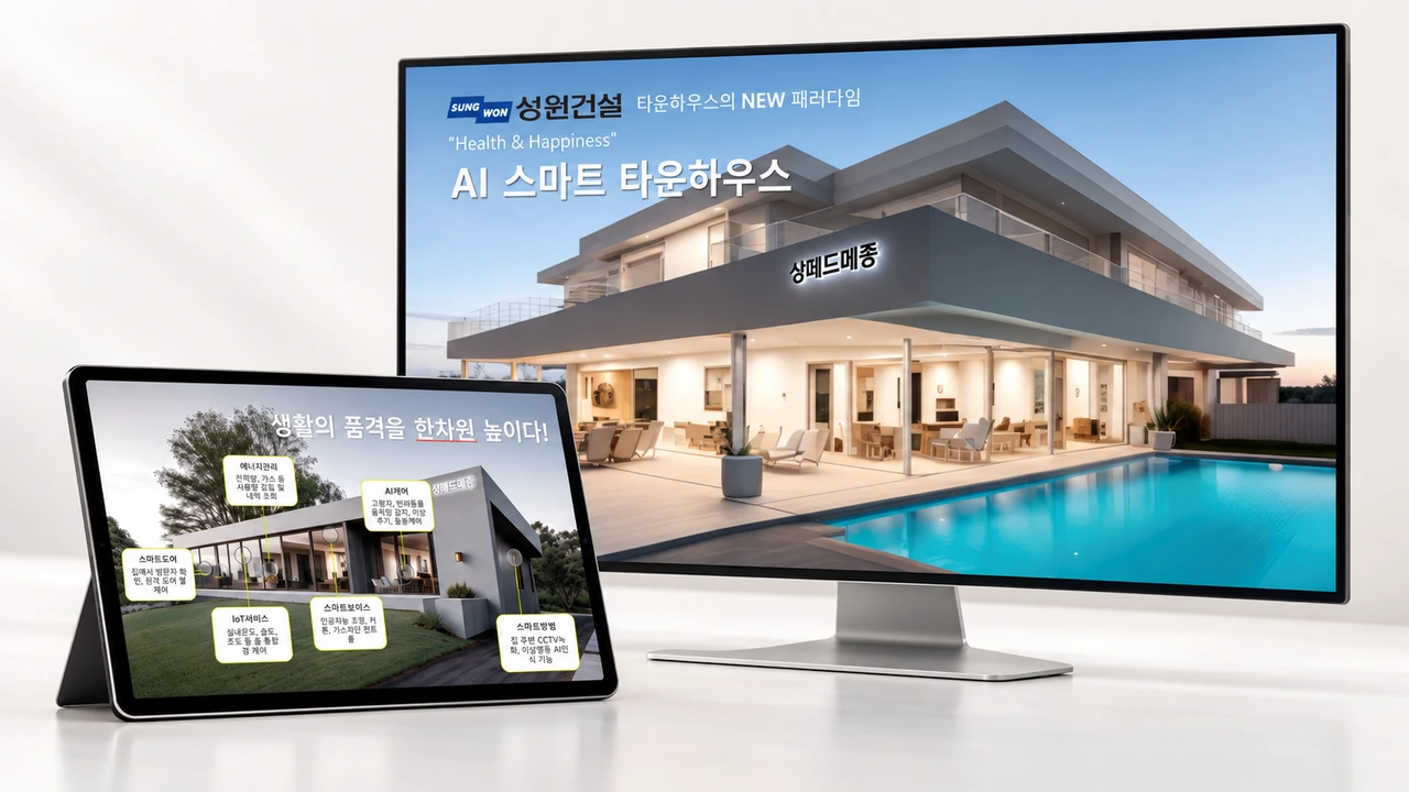 AI 스마트 타운하우스 프로젝트 이미지 모음